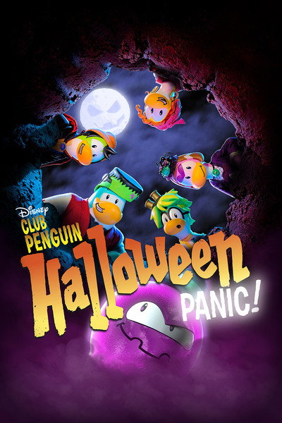 Póster de Penguin Halloween Panic