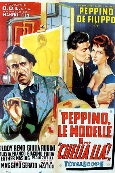 Póster de Peppino, le modelle e.... 'chella llà'