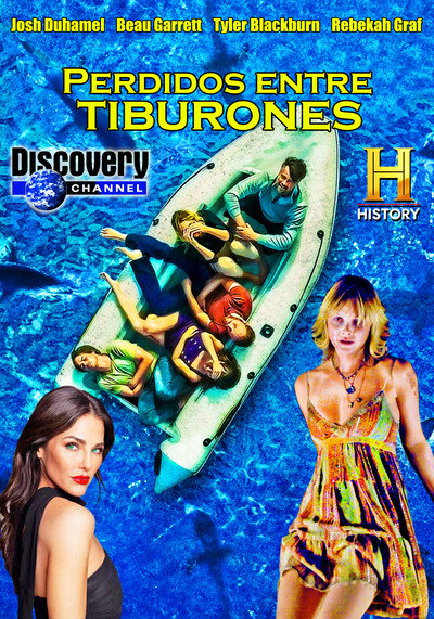 Póster de Perdidos entre tiburones