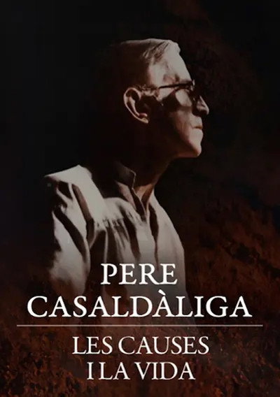 Póster de Pere Casaldàliga. Les causes i la vida