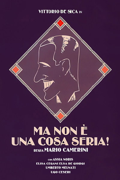 Póster de Pero no es una cosa seria