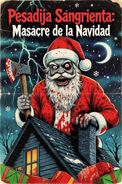 Póster de Pesadija sangrienta: la masacre de navidad