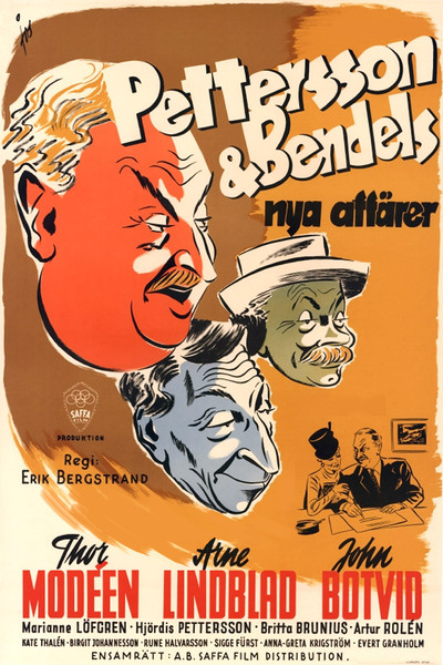 Póster de Pettersson & Bendels nya affärer
