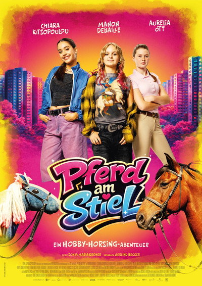 Póster de Pferd am Stiel