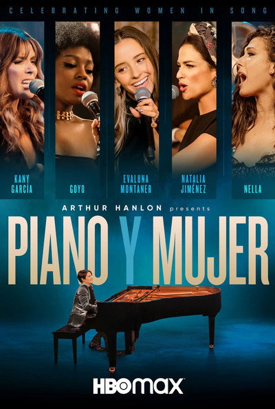 Póster de Piano y Mujer