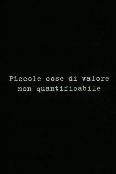 Póster de Piccole cose di valore non quantificabile