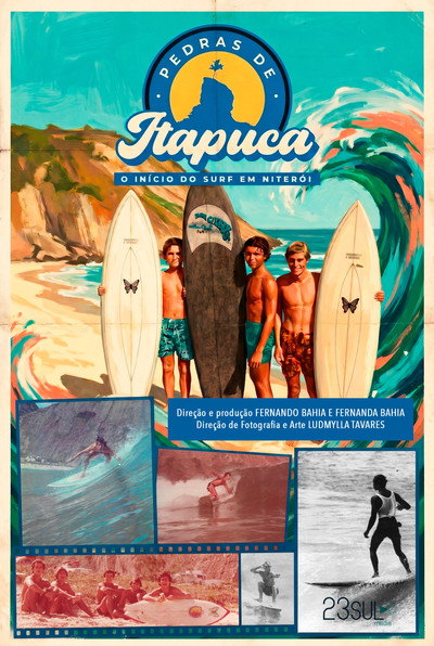 Póster de Piedras de Surf Una historia sobre los inicios del surf