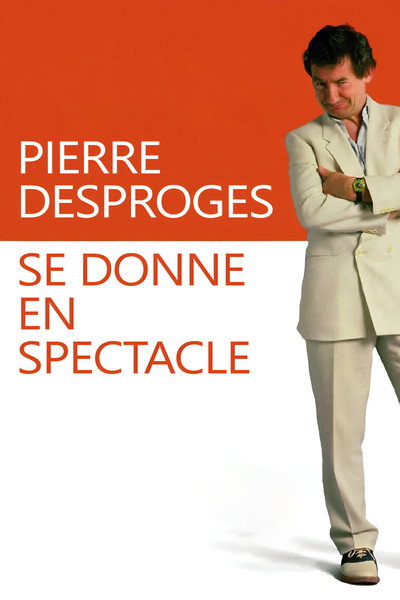 Póster de Pierre Desproges en scène au théâtre du musée Grévin