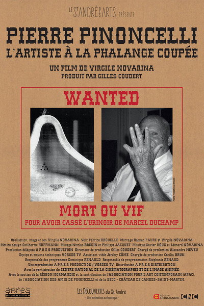 Póster de Pierre Pinoncelli, l'artiste à la phalange coupée