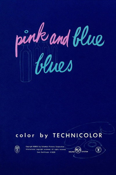 Póster de Pink and Blue Blues