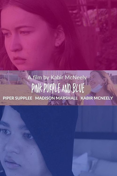 Póster de Pink Purple and Blue