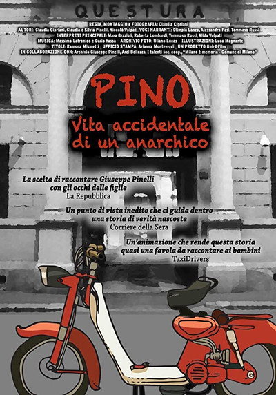 Póster de Pino - Vita accidentale di un anarchico
