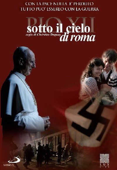 Póster de Pío XII, bajo el cielo de Roma