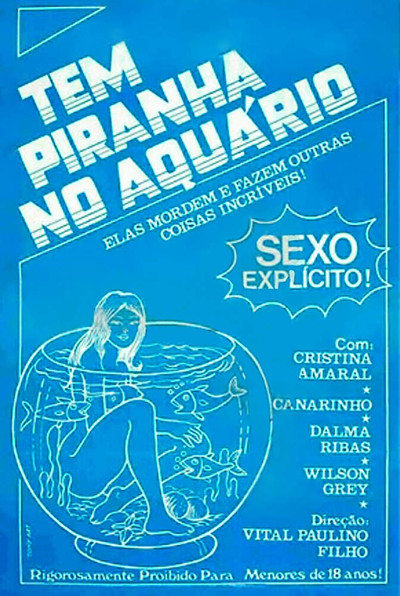 Póster de Pirañas en el acuario