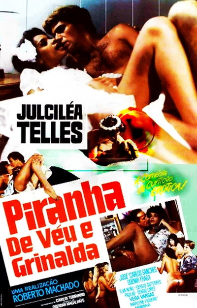 Póster de Piranha de Véu E Grinalda
