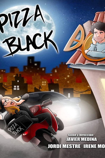 Póster de Pizza Black