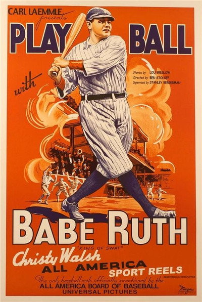 Póster de Play Ball with Babe Ruth