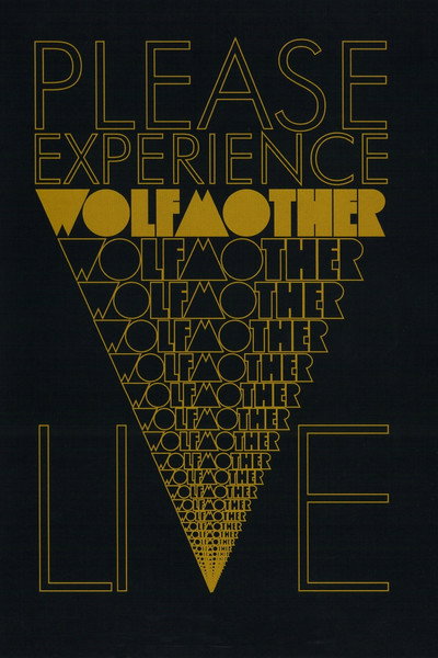 Póster de Please Experience Wolfmother: Live