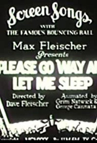 Póster de Please Go 'Way and Let Me Sleep