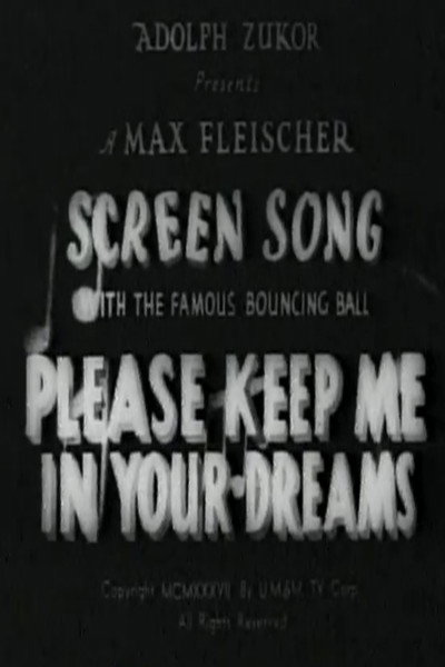 Póster de Please Keep Me in Your Dreams