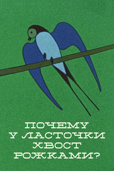 Póster de Pochemu u lastochki khvost rozhkami