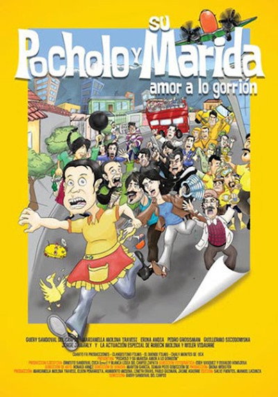 Póster de Pocholo y su Marida - amor a lo gorrión