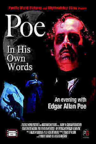 Póster de Poe: In His Own Words, An Evening with Edgar Allan Poe