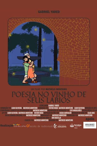 Póster de Poesia No Vinho de seus Lábios