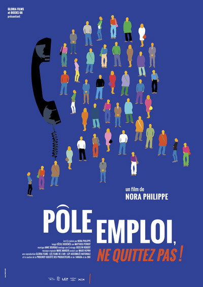 Póster de Pôle Emploi, ne quittez pas!