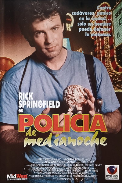Póster de Policía de medianoche