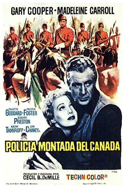 Póster de Policía Montada del Canadá