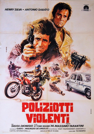 Póster de Policías violentos