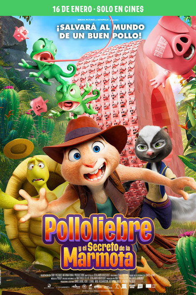 Póster de Polloliebre y el secreto de la marmota