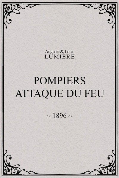 Póster de Pompiers: Attaque du feu