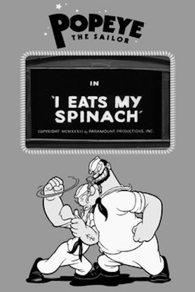 Póster de Popeye el Marino: Yo como mis espinacas