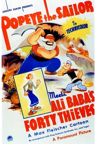 Póster de Popeye the Sailor Meets Ali Baba's Forty Thieves