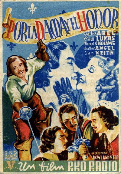 Póster de Por la dama y el honor