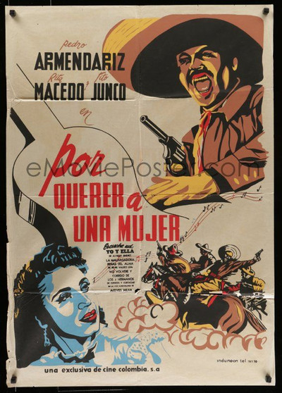 Póster de Por querer a una mujer