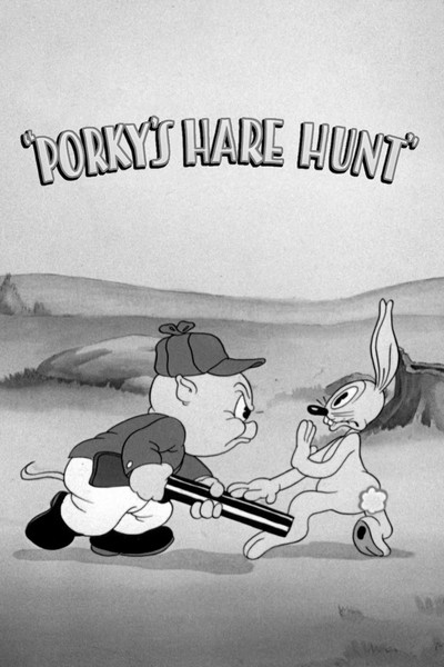 Póster de Porky cazador de liebres