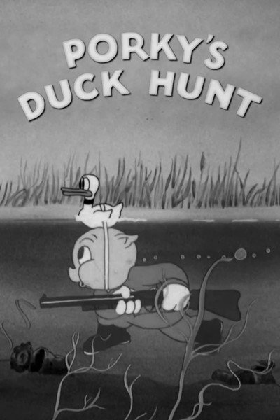 Póster de Porky Cazador de Patos