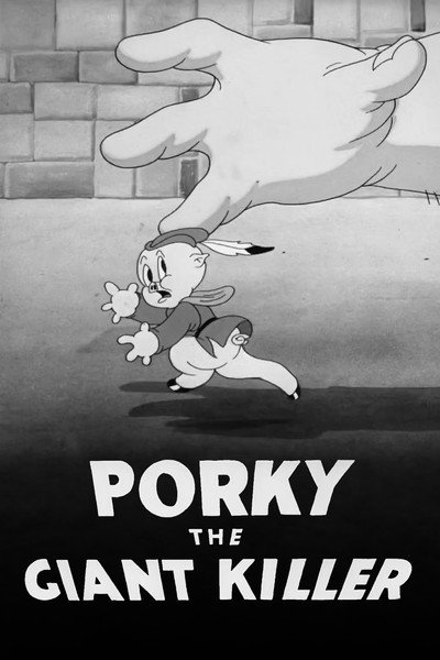 Póster de Porky y el asesino gigante