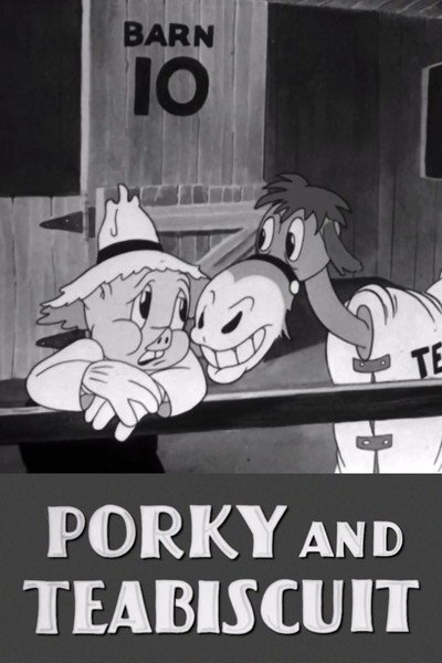 Póster de Porky y el gran Teabiscuit
