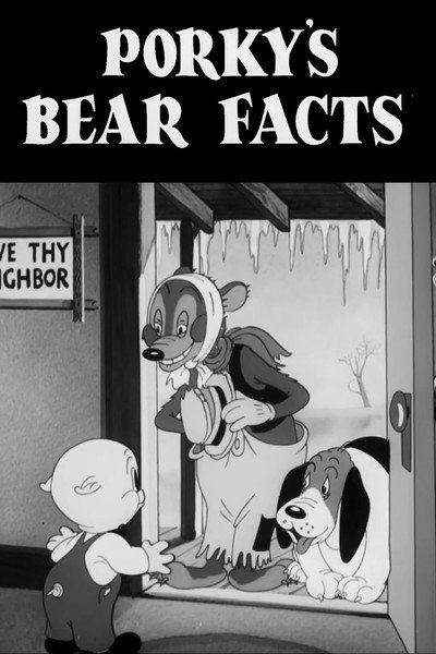 Póster de Porky y el oso