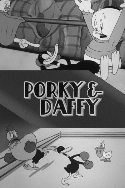 Póster de Porky y el Pato Lucas