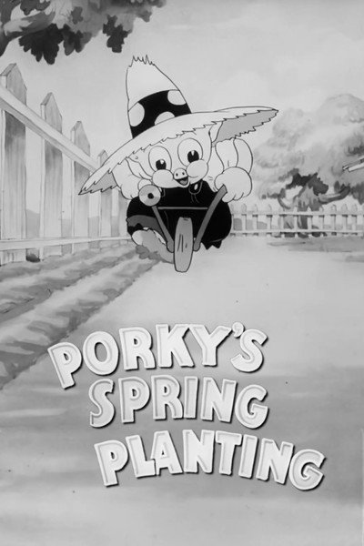 Póster de Porky y su hortaliza de primavera