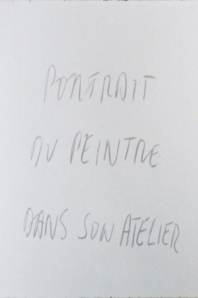 Póster de Portrait du peintre dans son atelier