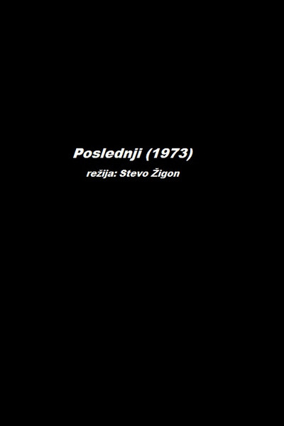 Póster de Poslednji