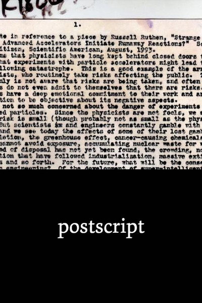 Póster de Postscript