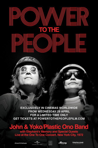 Póster de Power to the People: John & Yoko Live in NYC