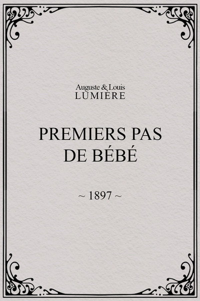 Póster de Premiers pas de bébé